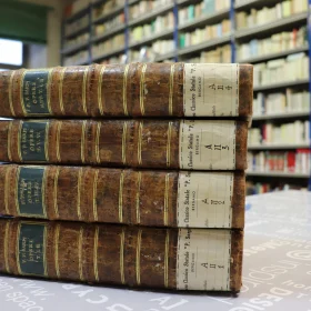 Libri della biblioteca del Liceo